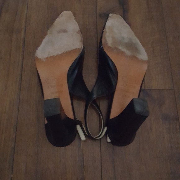 Circa‎ Joan & David - Black Block Heel Slingbacks - Picture 7 of 7